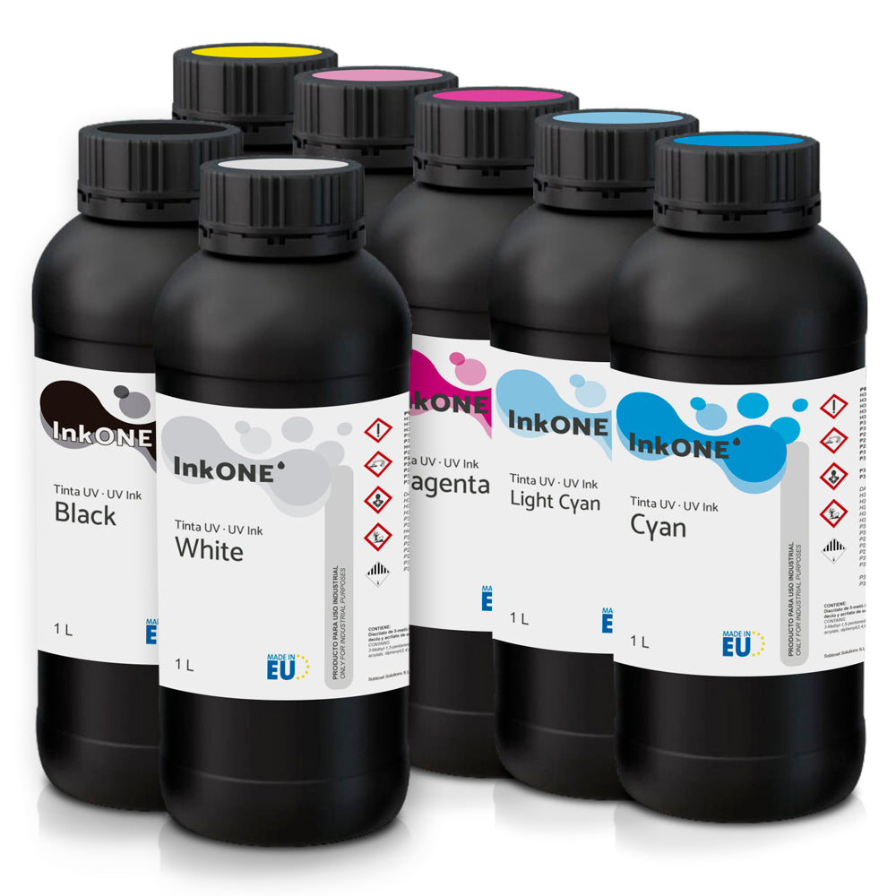 Tinta 1 Litro  para UV-DTF y UV InkOne IK904 - DTFINKGO